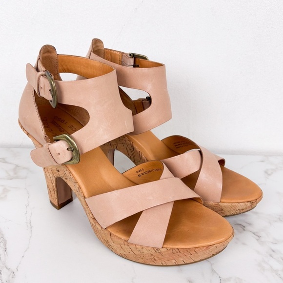 Kork-Ease Shoes - Kork-Ease Leather Strappy Heels Sz 9